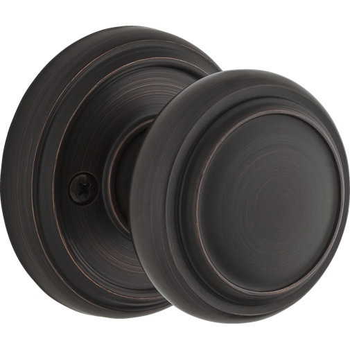 Weiser Wickham Inactive Single Dummy Door Knob with Round Rosette